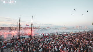 Zadar priredio čudesan doček svojim Vatrenim herojima (1)