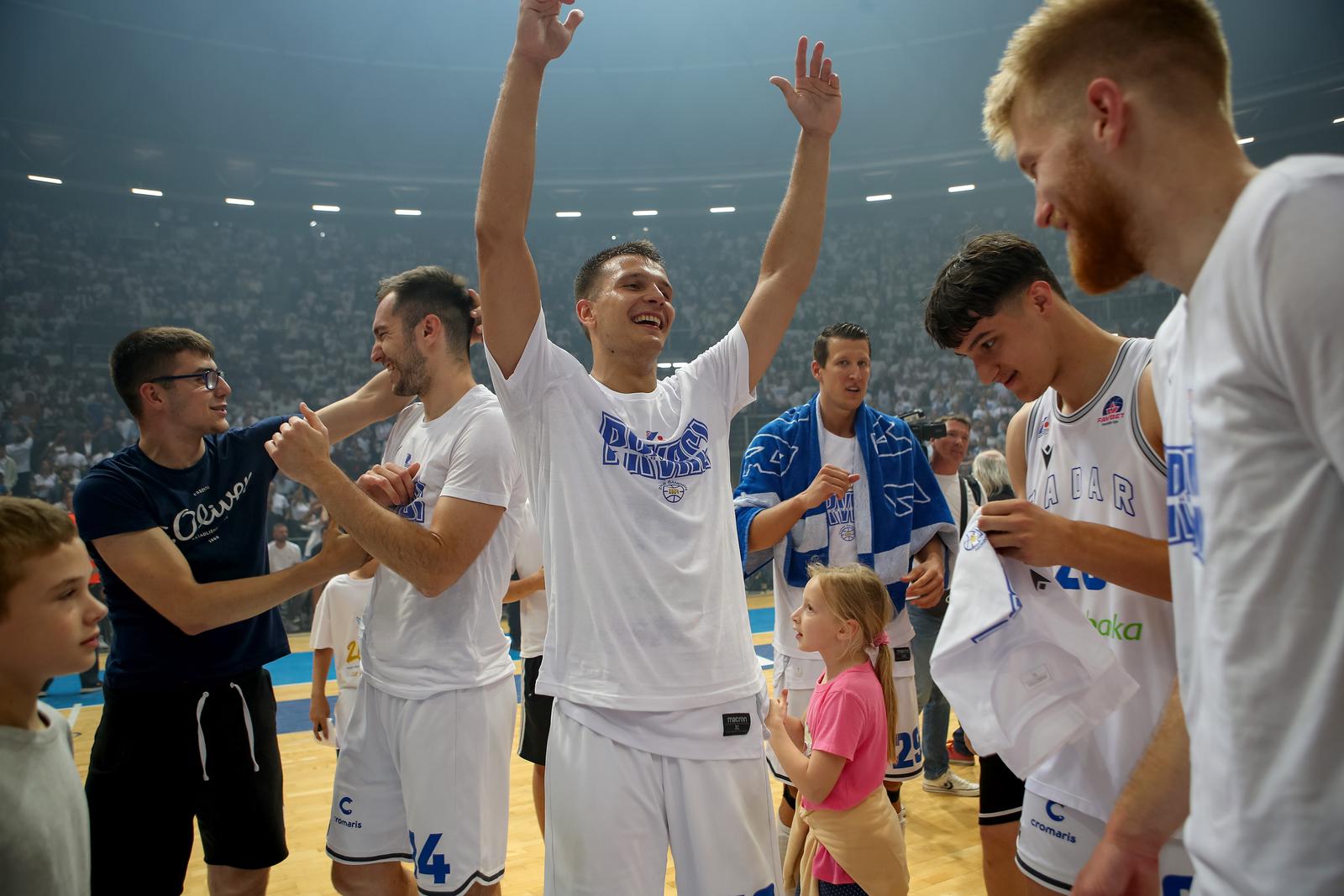 Košarkaši Zadra peti put u povijesti prvaci Hrvatske