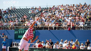 Davis Cup: Vruća navijačka atmosfera u meču Ćilića i Querreya