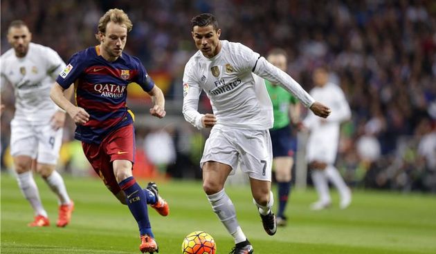 Ivan Rakitić i Cristiano Ronaldo. Foto: Hina