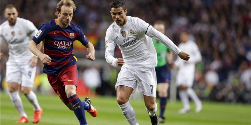 Ivan Rakitić i Cristiano Ronaldo. Foto: Hina