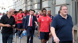 Legendarni Thierry Henry i juniori FC Arsenala prošetali Zagrebom, Photo: Patrik Maček/PIXSELL Legendarni Thierry Henry i juniori FC Arsenala prošetali Zagrebom, Photo: Patrik Maček/PIXSELL