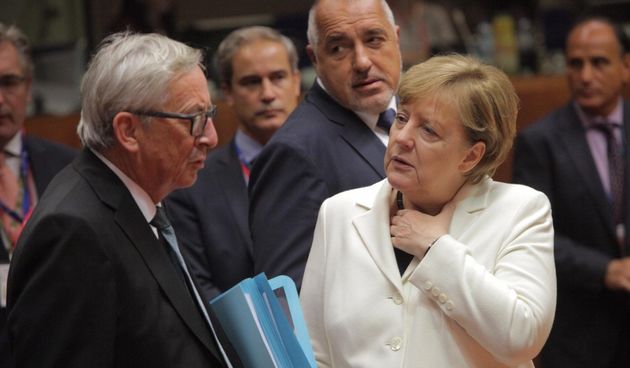 Jean-Claude Juncker, predsjednik Europske komisije, i Angela Merkel, kancelarka Savezne Republike Njemacke