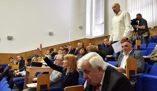 Zadar: Sjednica gradskog vijeća, foto: Dino Stanin/PIXSELL