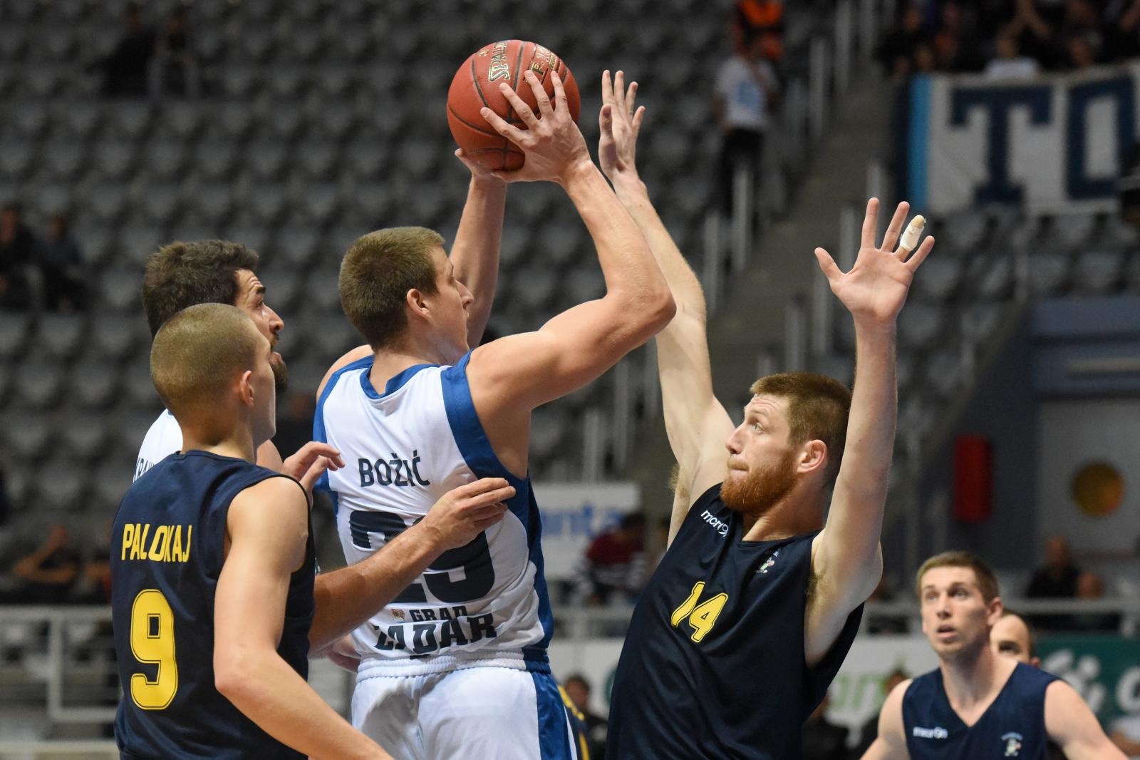 HT Premijer liga, 2. kolo: KK Zadar – KK Zagreb 124-99 HT Premijer liga, 2. kolo: KK Zadar – KK Zagreb 124-99