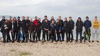 Ekološka akcija čišćenja podmorja u Bibinjama, foto: Leo Banić Ekološka akcija čišćenja podmorja u Bibinjama, foto: Leo Banić