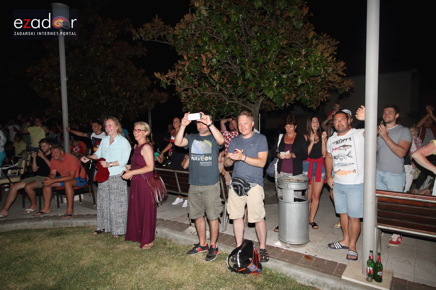 Bibinje: Navijanje za Vatrene i fešta nakon pobjede nad Engleskom