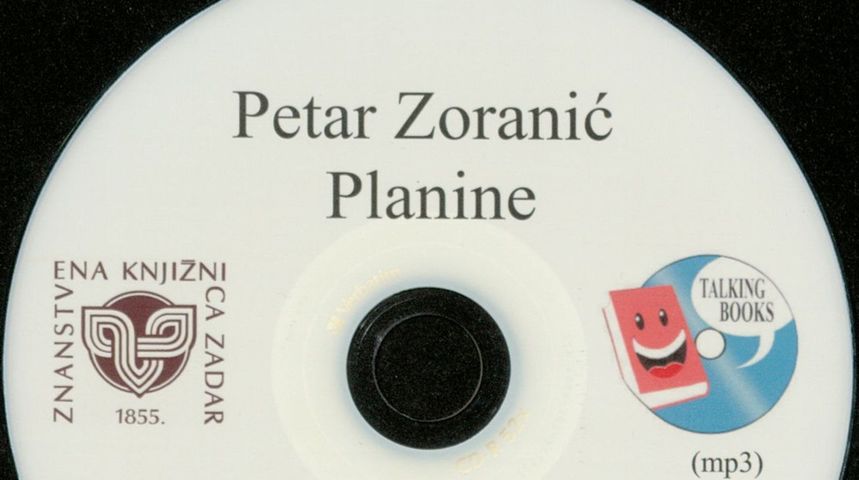 Predstavljanje zvučne knjige “Planine” Petra Zoranića u Izložbenoj dvorani Znanstvene knjižnice Predstavljanje zvučne knjige “Planine” Petra Zoranića u Izložbenoj dvorani Znanstvene knjižnice