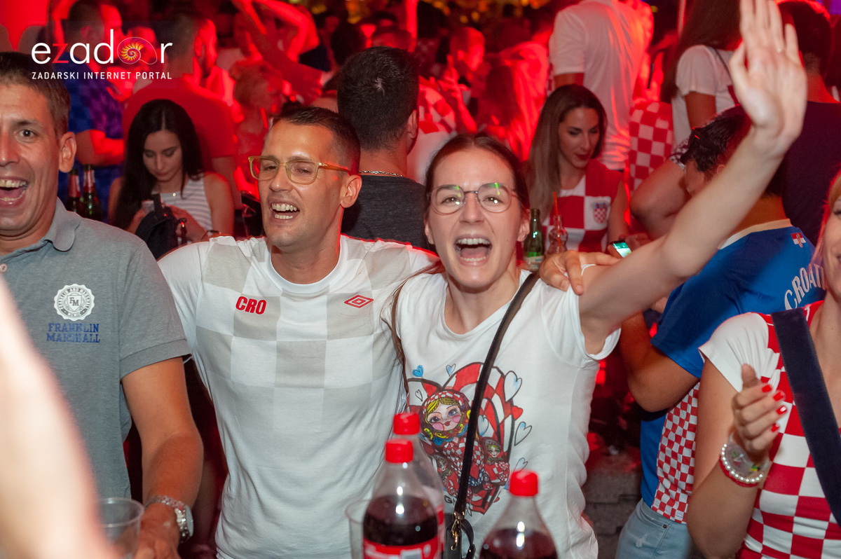 Zadar je gorio: Velika fešta nakon plasmana Vatrenih u finale Svjetskog prvenstva