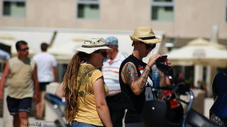 Nekoliko stotina vlasnika kultnih Harley Davidsona danas je posjetilo Zadar, Foto: Nevera ZD