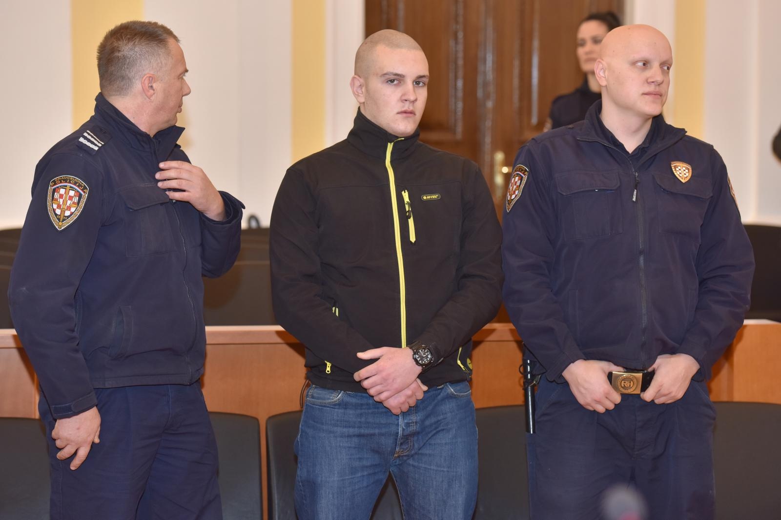 Suđenje Tinu Šunjergi na Županijskom sudu u Zadru