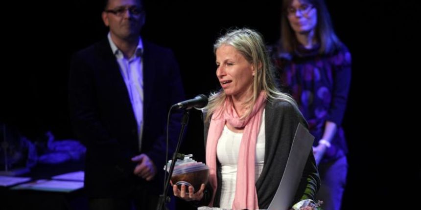 KUC Travno, Zagreb – Dodjelom nagrada zatvoren 46. PIF festival. Nagrada za oblikovanje svjetla, za glazbu i nagrada Tibor Sekelj za predstavu s najhumanijom porukom dodjeljuje se Kazalistu lutaka Zadar u predstavi Zvjezdica. Photo: Goran Jakus/PIXSELL