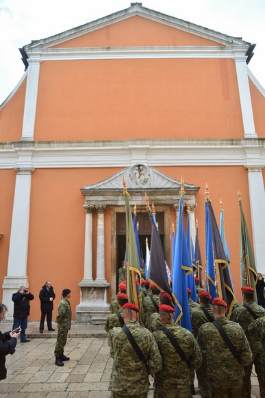 Svečani mimohod postrojbi u povodu proslave 23. obljetnice VRO Maslenica. Foto: Iva Perinčić