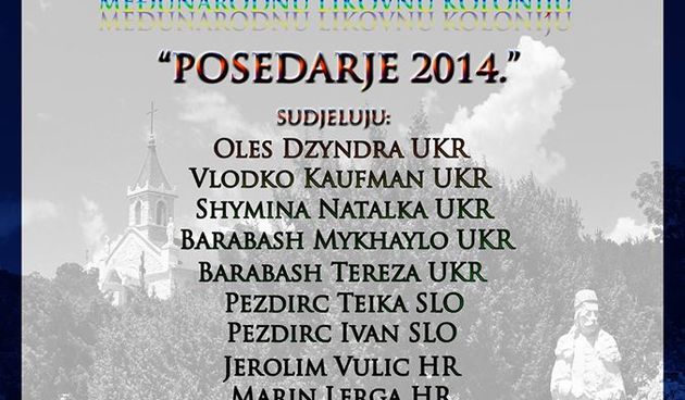 Bila Hrvatska ide dalje: Međunarodna likovna kolonija “Posedarje 2014”