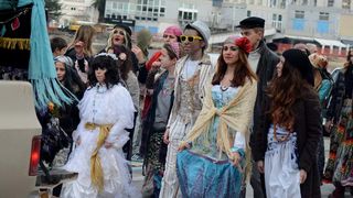 Stanarske maškare u karnevalskoj povorci, foto Iva Perinčić