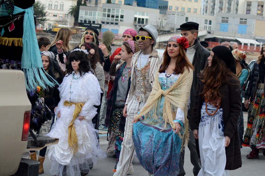 Stanarske maškare u karnevalskoj povorci, foto Iva Perinčić