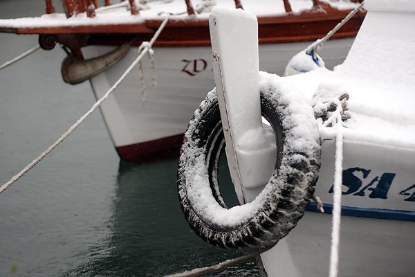 Snijeg u Zadru, 17. prosinca 2009, Foto: Saša Čuka