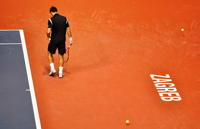 ATP Zagreb: Dodig – Ilhan 2-0, Foto: Andro Marčev ATP Zagreb: Dodig – Ilhan 2-0, Foto: Andro Marčev