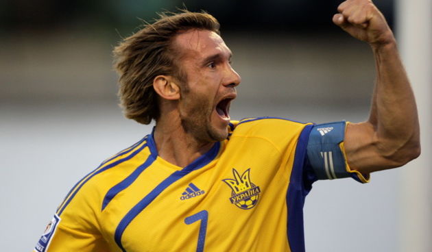 Zagreb, 060609 Stadion u Maksimiru. Kvalifikacijska nogometna utakmica skupine 6 izmedju reprezentacija Hrvatske i Ukrajine za Svjetsko prvenstvo u Juznoafrickoj Republici 2010 godine. Na slici: Andrij Sevcenko Foto: Ronald Gorsic / CROPIX