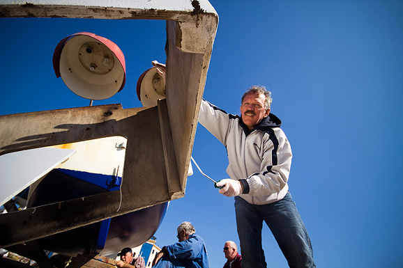 Jazine: Uređuju se barke i kaići, Foto: Saša Čuka