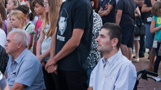 Bili Brig kod Ošk. Zadarski otoci: Svečanost imenovanja trga po D.T. Gavranu, foto: Darko Belančić