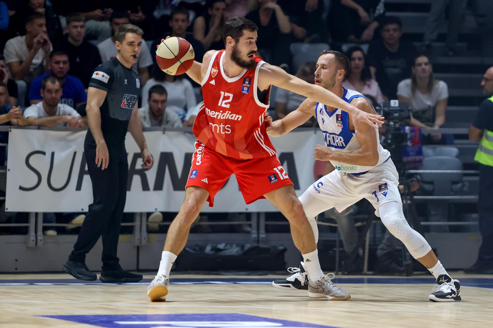AdmiralBet ABA liga, 6. kolo: KK Zadar – KK Crvena Zvezda