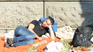 Izbjeglice i imigranti na željezničkom kolodvoru Keleti ulicama Budimpešte, Photo: Marko Jurinec/PIXSELL Izbjeglice i imigranti na željezničkom kolodvoru Keleti ulicama Budimpešte, Photo: Marko Jurinec/PIXSELL