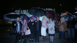 Zagreb: Fontane osvjetljene ružicastom bojom kao podrška oboljelima od rak. Photo: Igor Kralj/PIXSELL Zagreb: Fontane osvjetljene ružicastom bojom kao podrška oboljelima od rak. Photo: Igor Kralj/PIXSELL