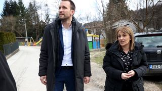 Ministar Šime Erlić obišao poslovnu zonu i vrtić u Kreševu