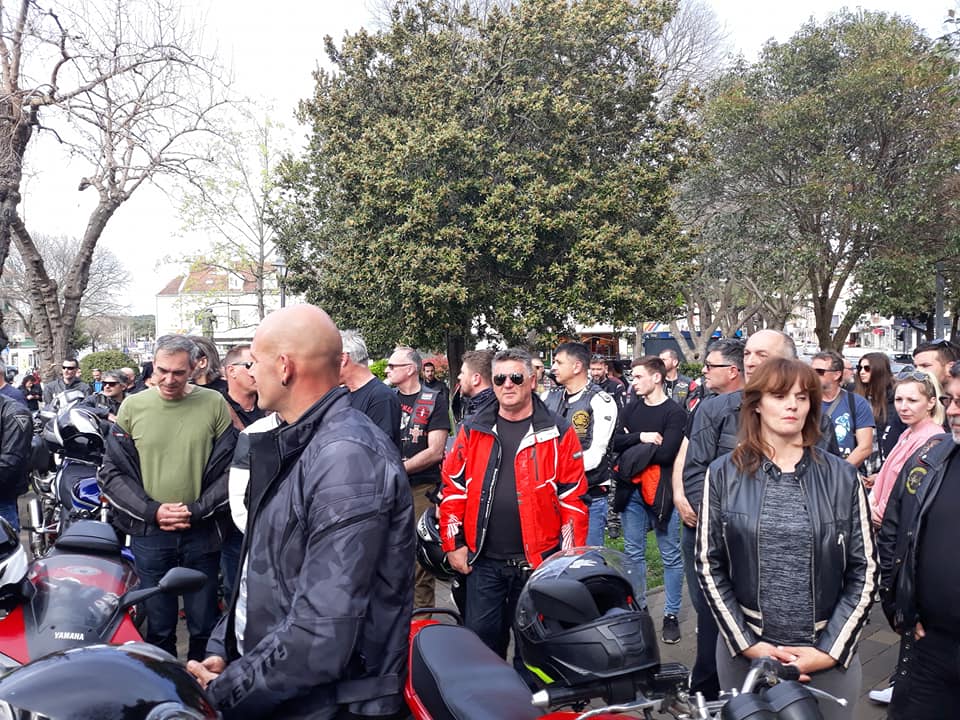 Bajkeri Dalmacije na blagoslovu motora u Biogradu na moru