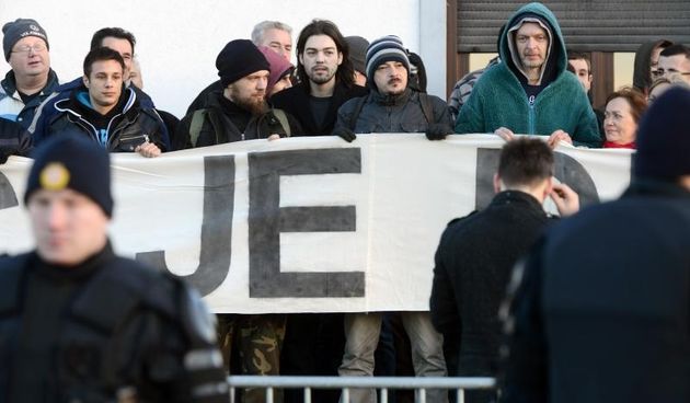 Djelatnici policije medju prvima su priveli i bivseg predsjednickog kandidata Ivana Vilibora Sincica. Ivan Vilibor Sincic. Photo: Marko Jurinec/PIXSEL