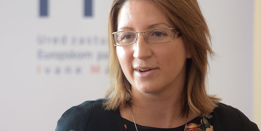 zadar, 30.10.2013. – sveuciliste – predavanje mogucnost koristenja  eu fondova u zadarskoj zupaniji – ivana maletic