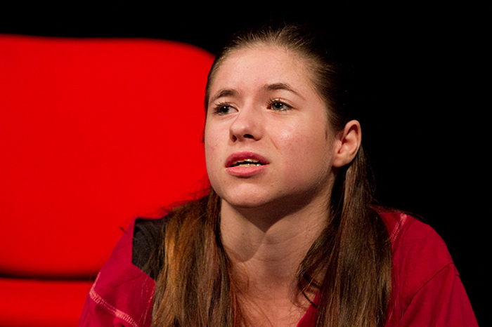 Hrvatsko narodno kazalište Zadar traži nove mlade talente za glumačku radionicu, sinoć smo pratili audiciju na kojoj su se budućoj mentorici, glumici Jasni Ančić, predstavili ženske kandidatkinje, foto Leo Banićć