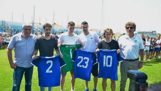 Zadarska vatrena četvorka na Stanovima se družila s mladim zadarskim nogometašima