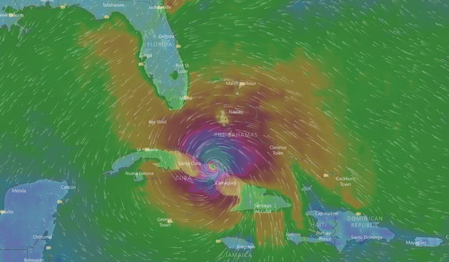 Uragan Irma 9.9. u 9 sati