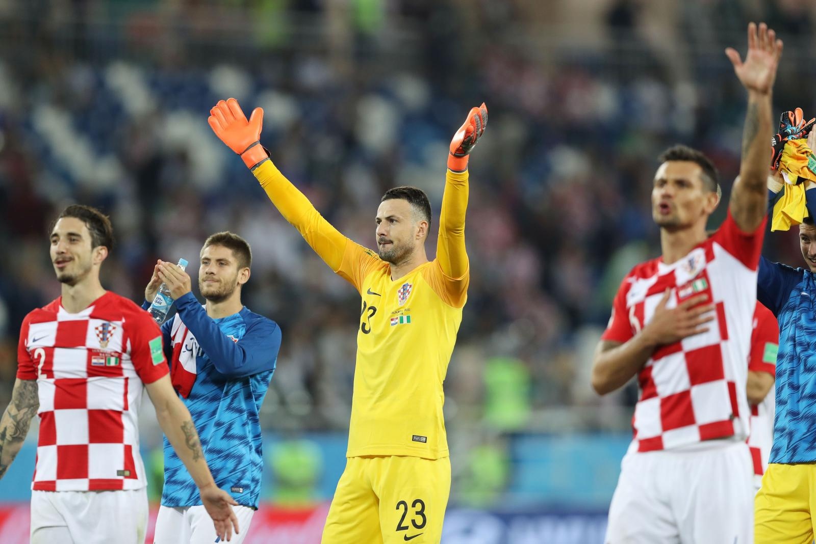 SP 2018: Slavlje hrvatskih reprezentativaca nakon pobjede nad Nigerijom SP 2018: Slavlje hrvatskih reprezentativaca nakon pobjede nad Nigerijom
