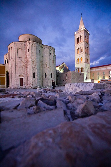 Zadarski suton 7. siječnja 2013. (foto:Saša Čuka)