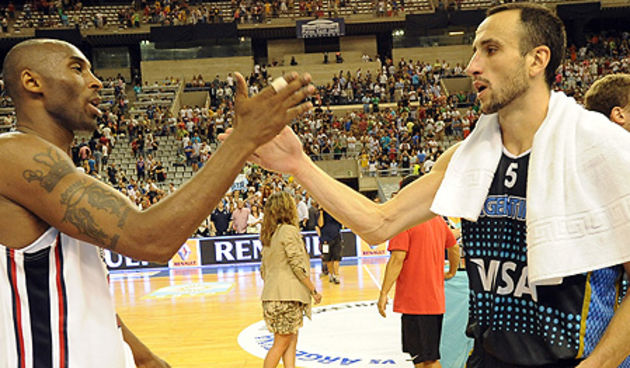 Kobe Bryant i Manu Ginobili, foto: nba.com
