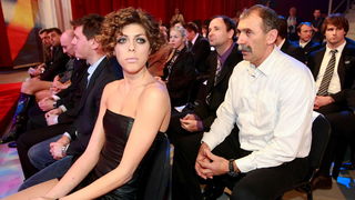 Zagreb, 261210.
HTV, studio Anton Marti, Prisavlje BB.
59. izbor sportasa 2010. godine u organizacij Sportskih novosti.
Na fotografiji: Blanka i Josko Vlasic.
Foto: Ronald Gorsic / CROPIX