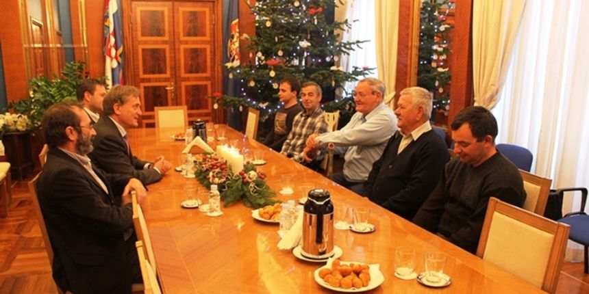 Gradonačelnik primio zadarske barkajole Gradonačelnik primio zadarske barkajole