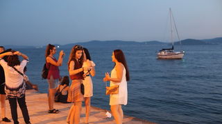 Večernji đir po zadarskoj rivi. Foto: Leo Banić