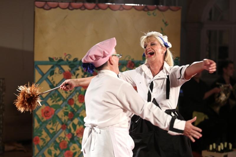 U atriju Klovicevih dvora odrzana je premijera Donizettijeve opere Pansion Betly u sklopu Veceri na Gricu. Photo: Anto Magzan/PIXSELL