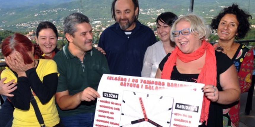 Članovi udruge Idividi pozivaju sve ljude od jedne do 123 godine da im se pridruže na Festivalu vremena / Snimio Marko GRACIN