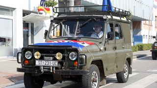 Knin: Mimohod motocikala i starodobnih vojnih vozila