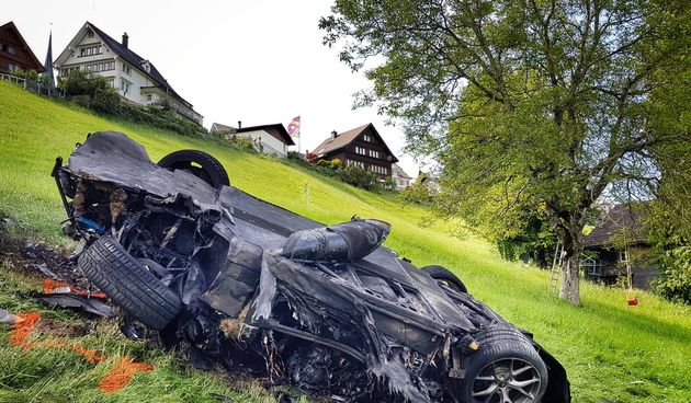 Uništen i izgoren Rimac Concept One kojeg je vozio Richard Hammond