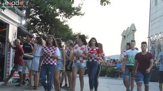 Bibinje: Navijanje za Vatrene i fešta nakon pobjede nad Engleskom