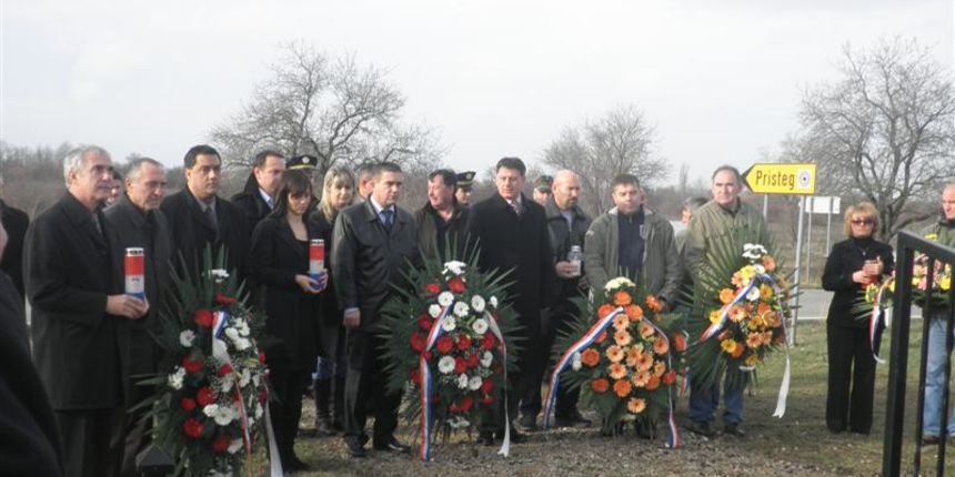 Obilježena godišnjica stradanja pripadnika 112. brigade u Pristegu Obilježena godišnjica stradanja pripadnika 112. brigade u Pristegu