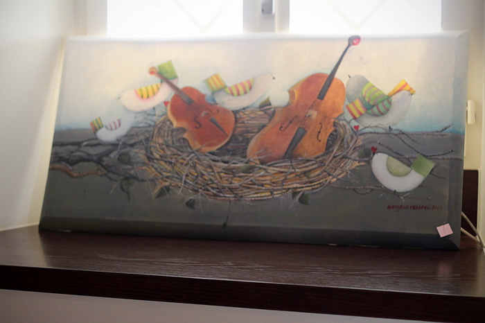 Restoran Bar Atrij: Prodajna izložba uskrsnih pisanica Silvijane Dražović, Foto: Saša Čuka Restoran Bar Atrij: Prodajna izložba uskrsnih pisanica Silvijane Dražović, Foto: Saša Čuka