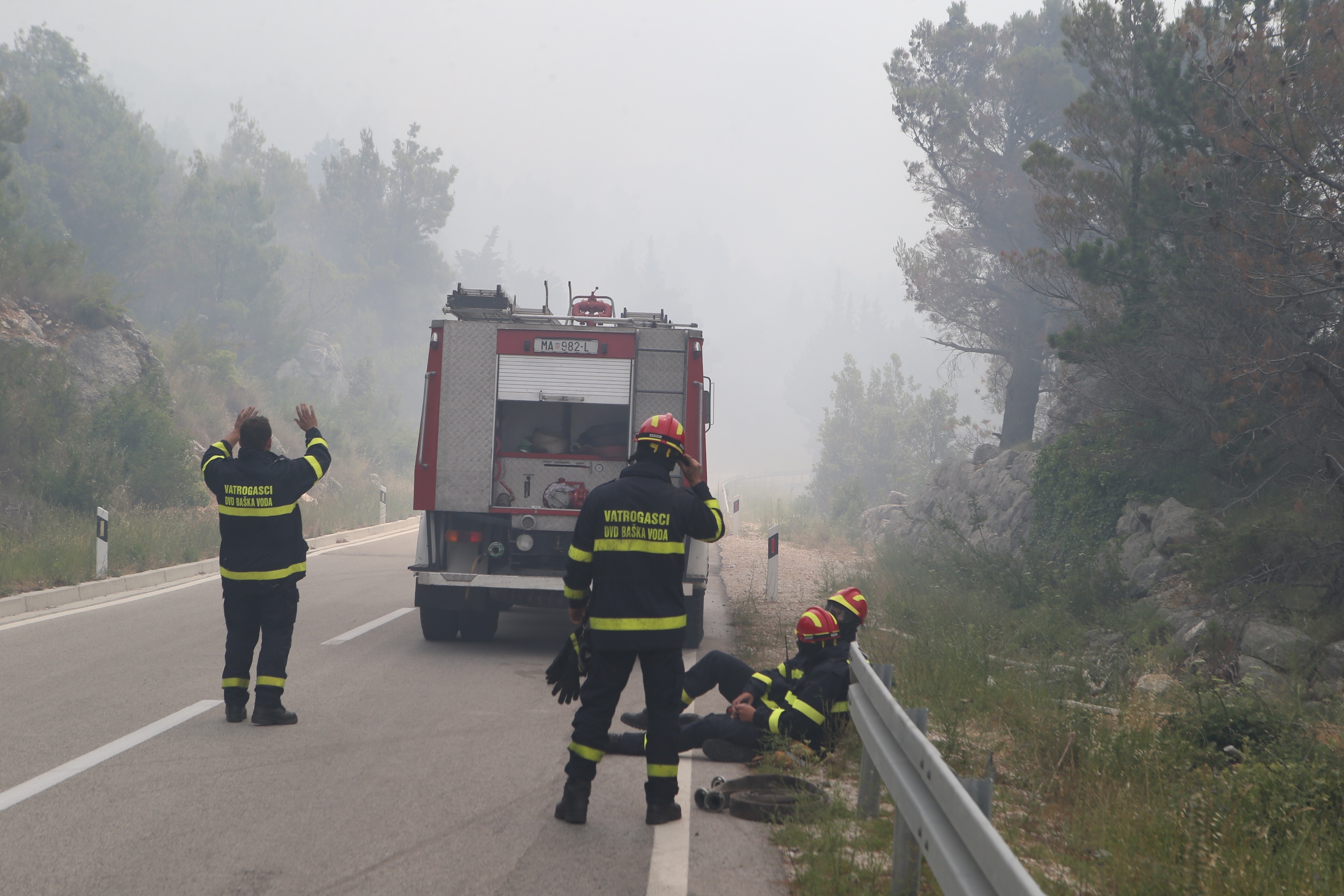 Požar na padinama Biokova Požar na padinama Biokova
