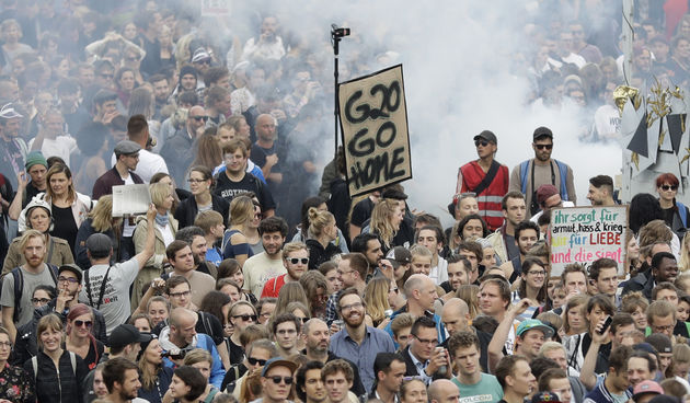Prosvjed G20, Hamburg